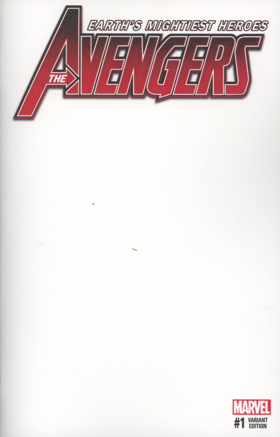 Avengers Vol 6 #1 Cover C Variant Blank Cover (Marvel Now Tie-In)