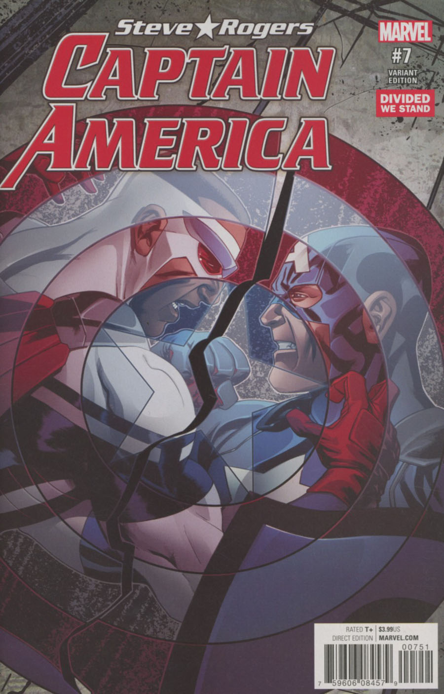Captain America Steve Rogers #7 Cover C Variant Divided We Stand Cover (Marvel Now Tie-In)