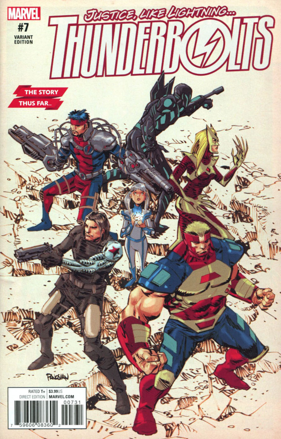 Thunderbolts Vol 3 #7 Cover B Variant Dan Panosian Story Thus Far Cover (Marvel Now Tie-In)