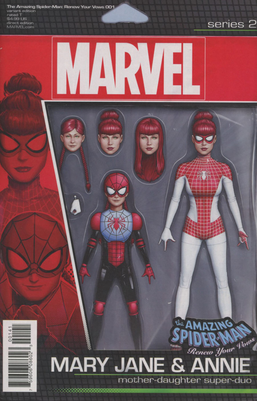 Amazing Spider-Man Renew Your Vows Vol 2 #1 Cover C Variant John Tyler Christopher Mary Jane & Annie Action Figure Cover (Marvel Now Tie-In)