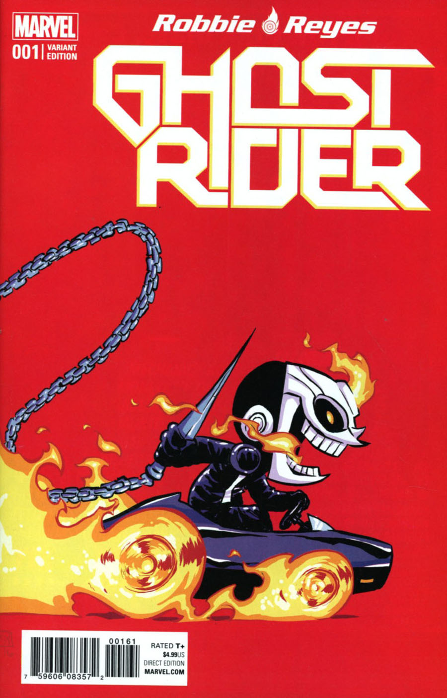 Ghost Rider Vol 7 #1 Cover E Variant Skottie Young Baby Cover (Marvel Now Tie-In)