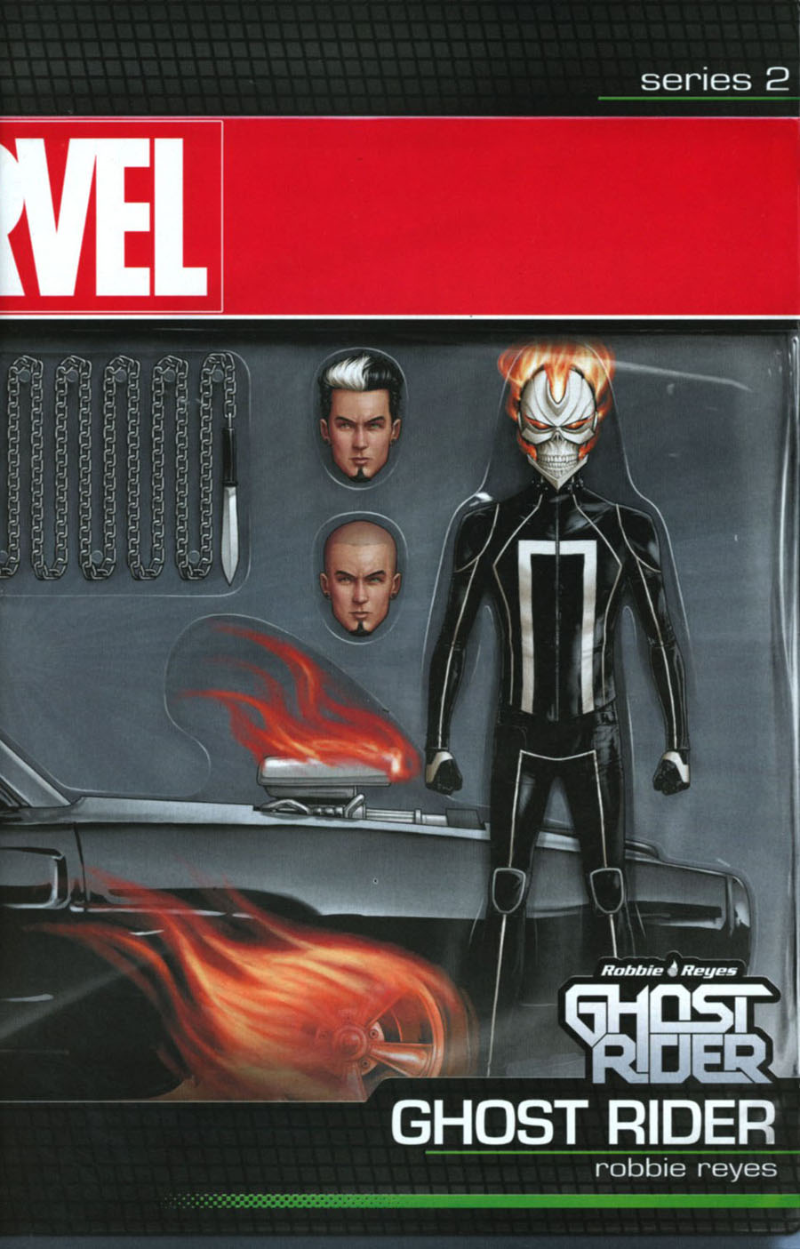 Ghost Rider Vol 7 #1 Cover C Variant John Tyler Christopher Ghost Rider With Car Action Figure Cover (Marvel Now Tie-In)