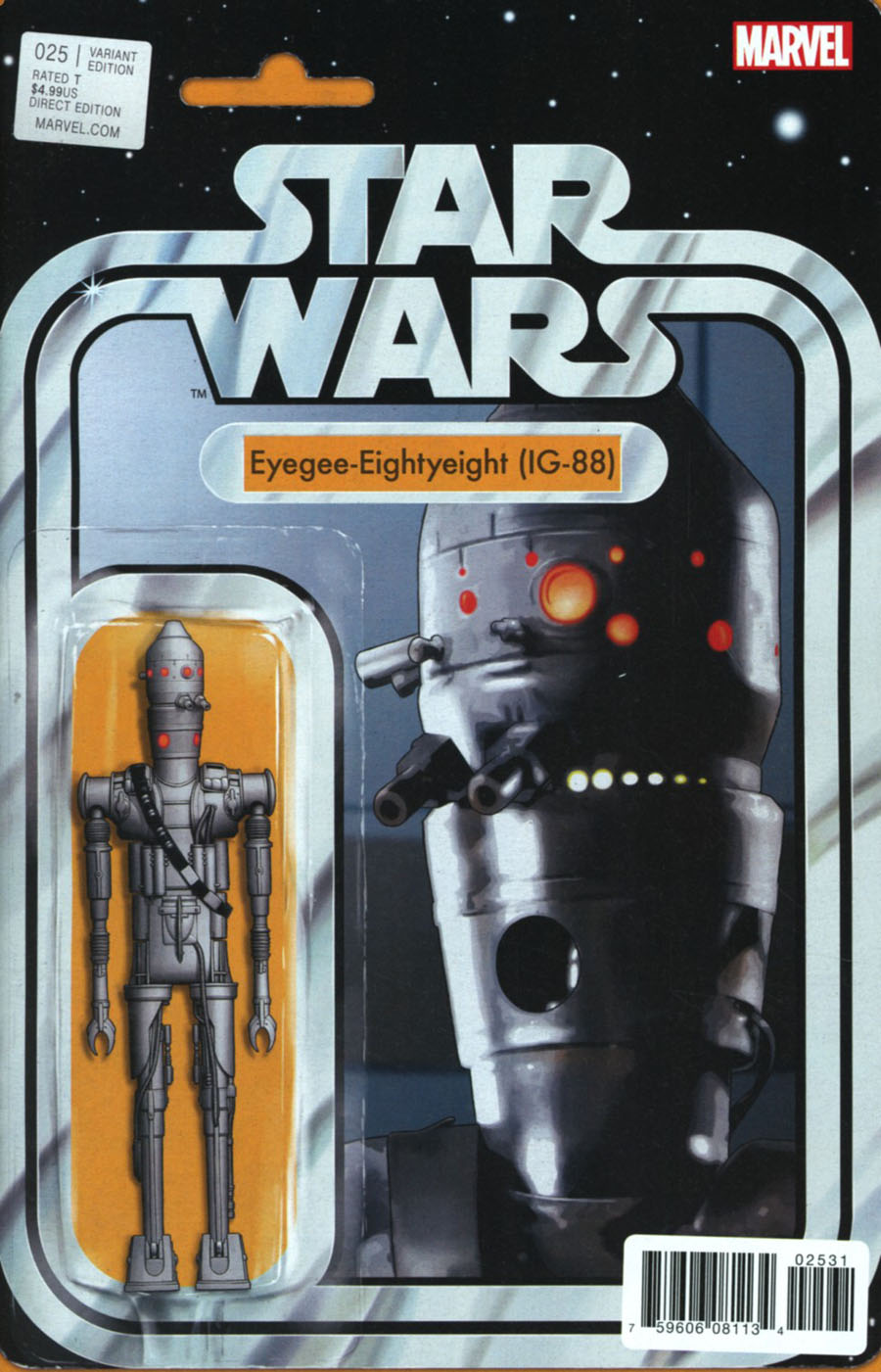 Star Wars Vol 4 #25 Cover B Variant John Tyler Christopher IG-88 Action Figure Cover
