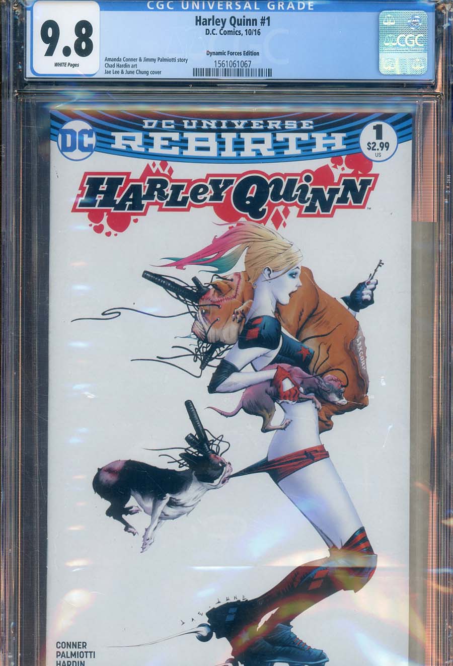 Harley Quinn Vol 3 #1 Cover M DF Exclusive Jae Lee Variant Cover CGC Graded