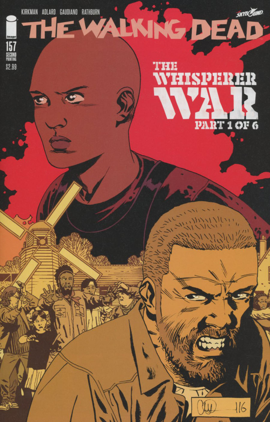 Walking Dead #157 Cover C 2nd Ptg Charlie Adlard & Dave Stewart Variant Cover