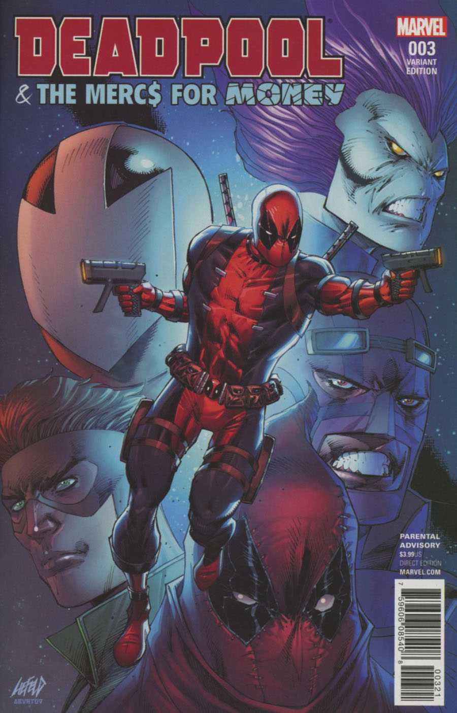 Deadpool And The Mercs For Money Vol 2 #3 Cover B Incentive Rob Liefeld Variant Cover