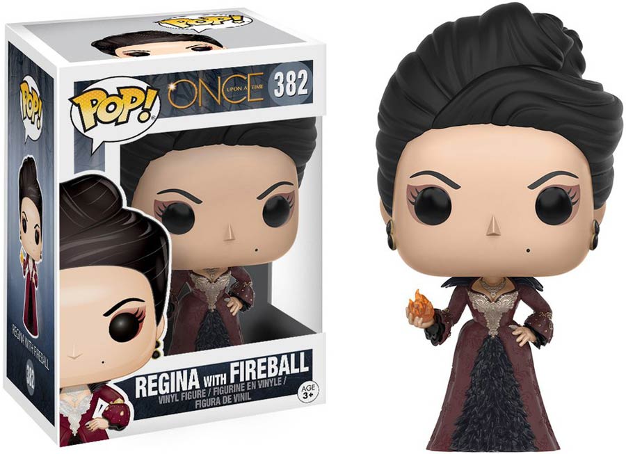 POP Television 382 Once Upon A Time Regina With Fireball Vinyl Figure