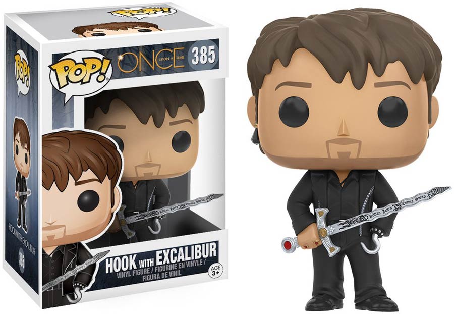 POP Television 385 Once Upon A Time Hook With Excalibur Vinyl Figure