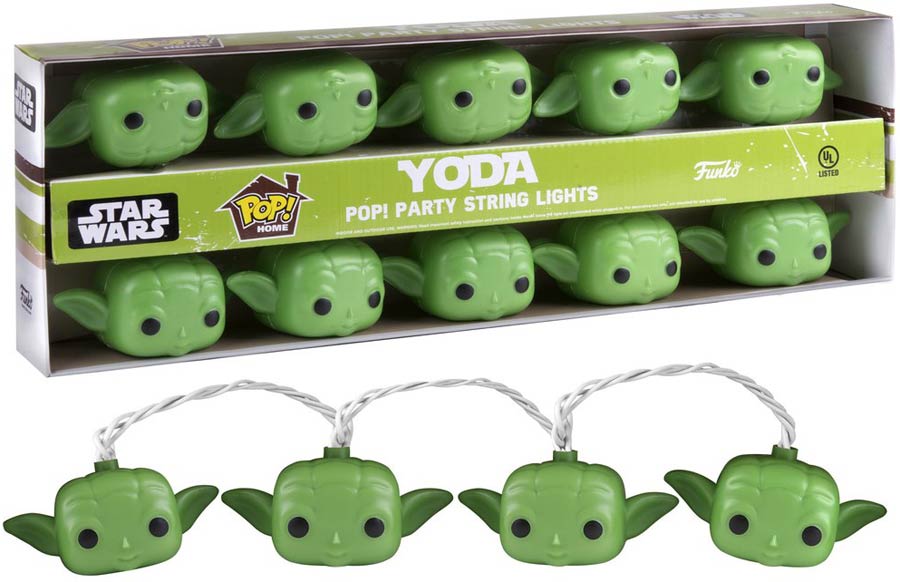 POP Lights Star Wars Party Strings - Yoda