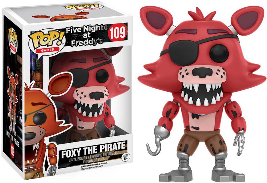 POP Games 109 Five Nights At Freddys Foxy The Pirate Vinyl Figure