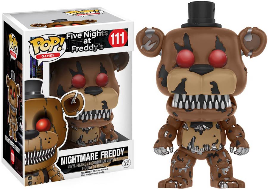 POP Games 111 Five Nights At Freddys Nightmare Freddy Vinyl Figure