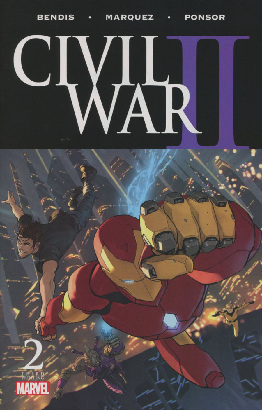 Civil War II #2 Cover H 3rd Ptg Marko Djurdjevic Variant Cover