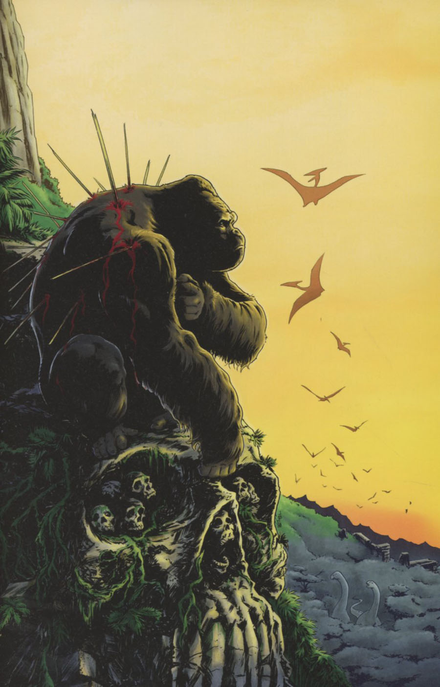 Kong Of Skull Island #3 Cover B Incentive Tadd Galusha Virgin Variant Cover