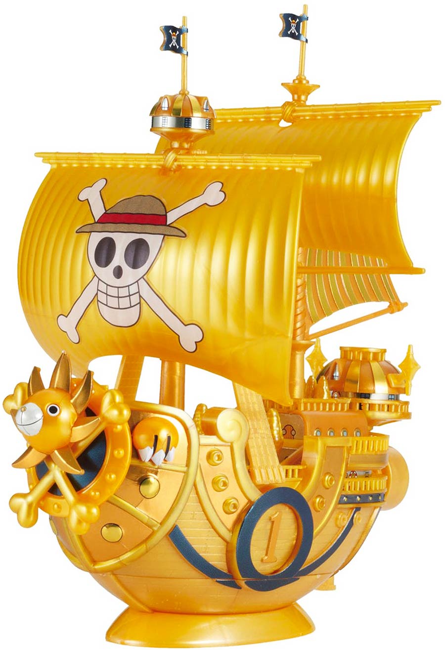 One Piece Grand Ship Collection Kit - Thousand Sunny Commemorative One Piece Film Gold Color Ver.