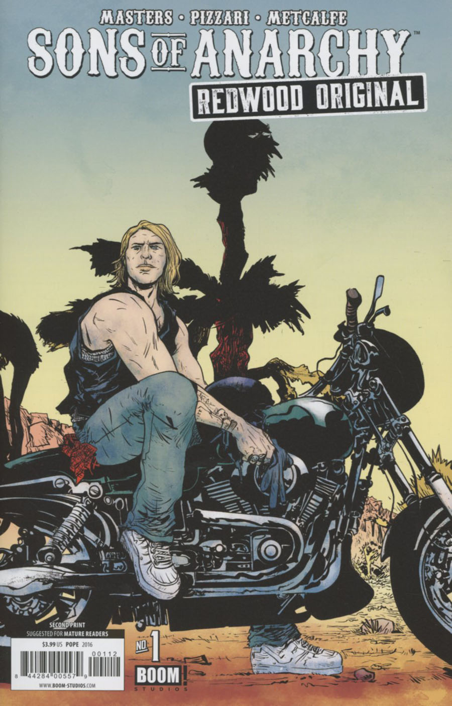 Sons Of Anarchy Redwood Original #1 Cover D 2nd Ptg Paul Pope Variant Cover