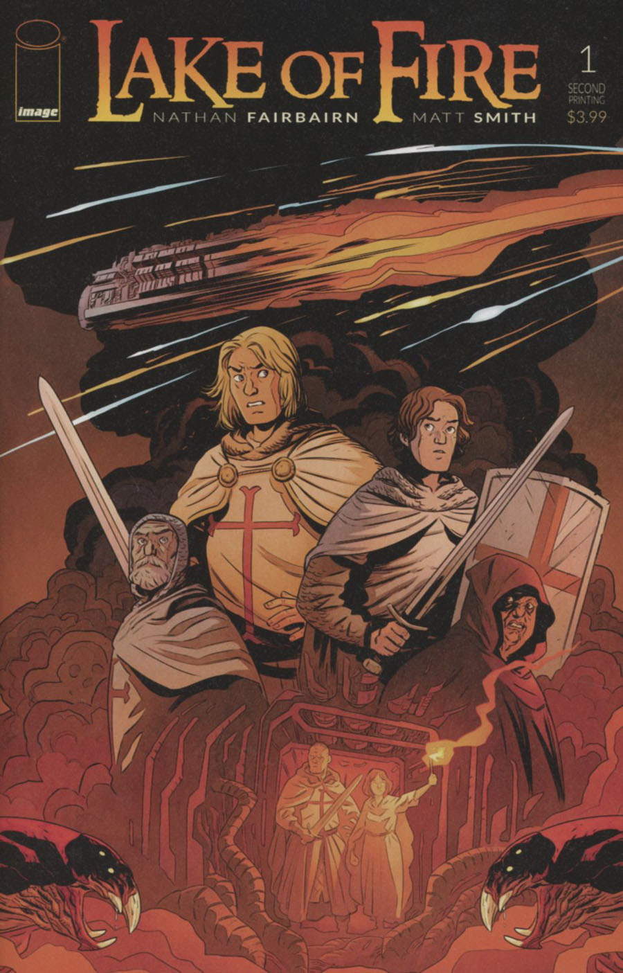 Lake Of Fire #1 Cover C 2nd Ptg Matt Smith & Nathan Fairbairn Variant Cover