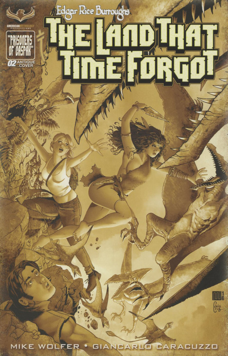 Edgar Rice Burroughs Land That Time Forgot #2 Cover C Incentive Turn Of The Century Variant Cover