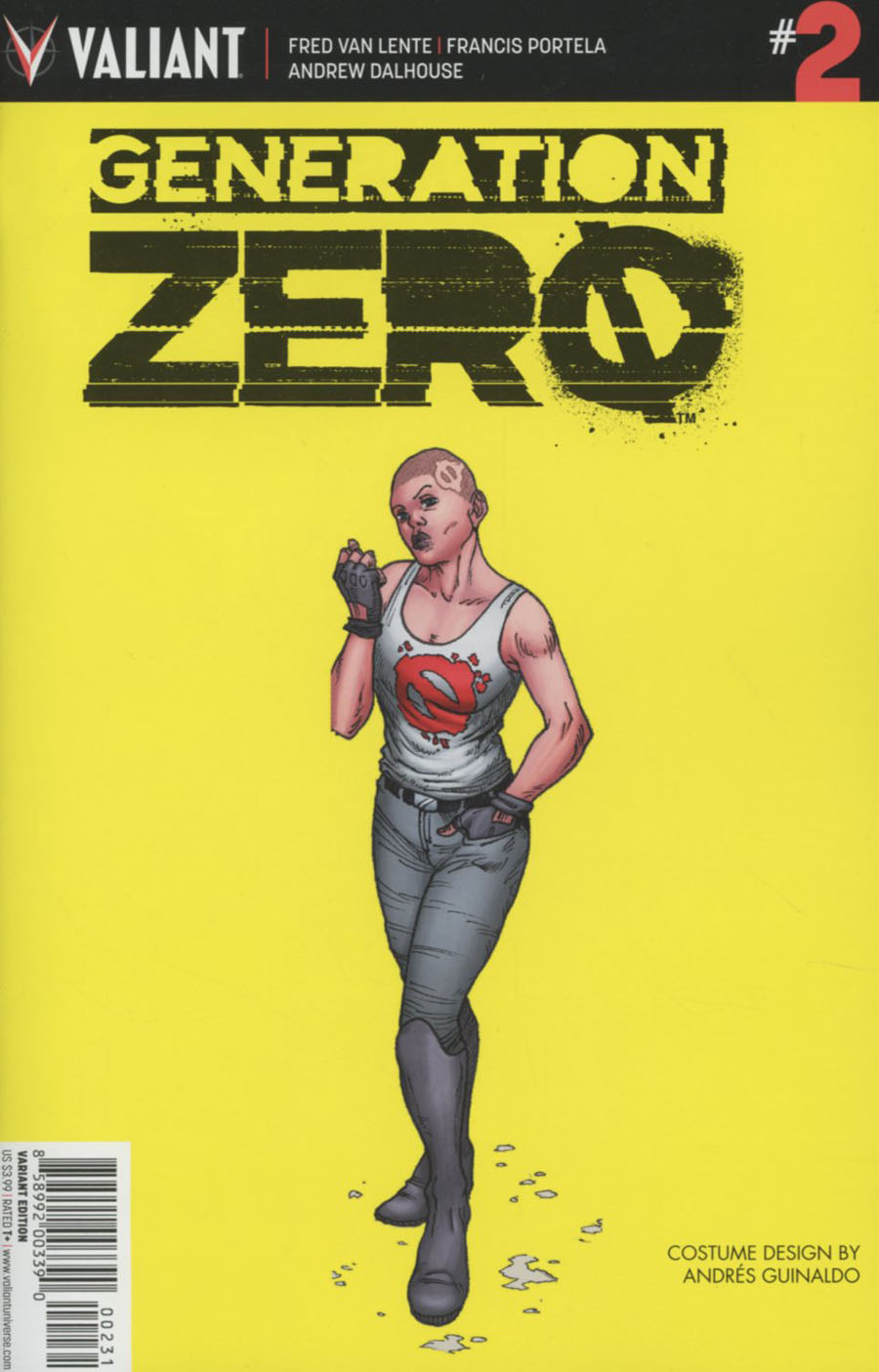 Generation Zero #2 Cover C Incentive Andres Guinaldo Character Design Variant Cover