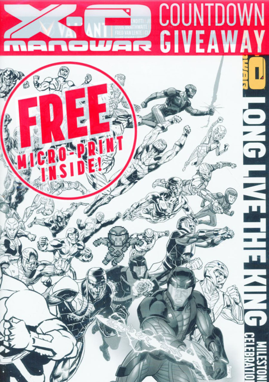 X-O Manowar Vol 3 #50 Cover M Incentive All-Star Jam Black & White Cover
