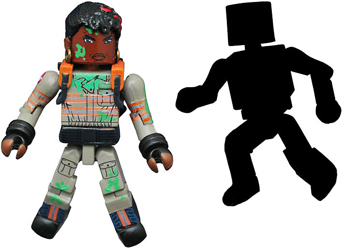 Ghostbusters 2016 Movie Minimates Series 1 Slimed Patty & Mystery Ghost Variant 2-Pack