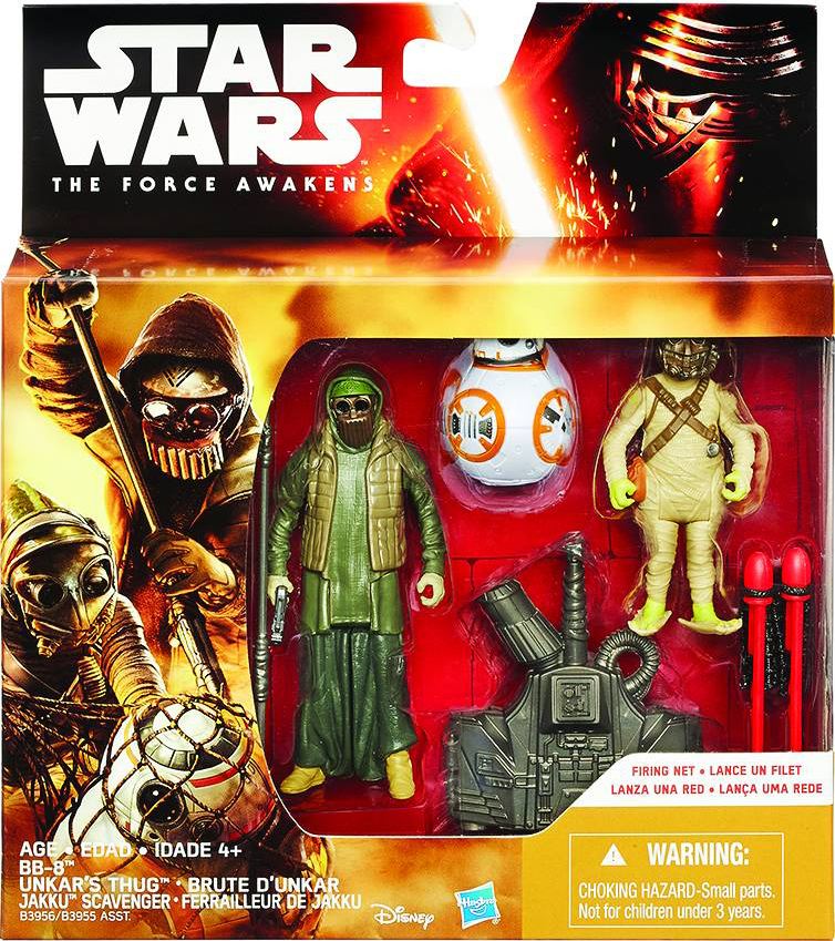 Star Wars Episode VII The Force Awakens 2-Pack Action Figure Assortment 201602 - Thug & Scavenger