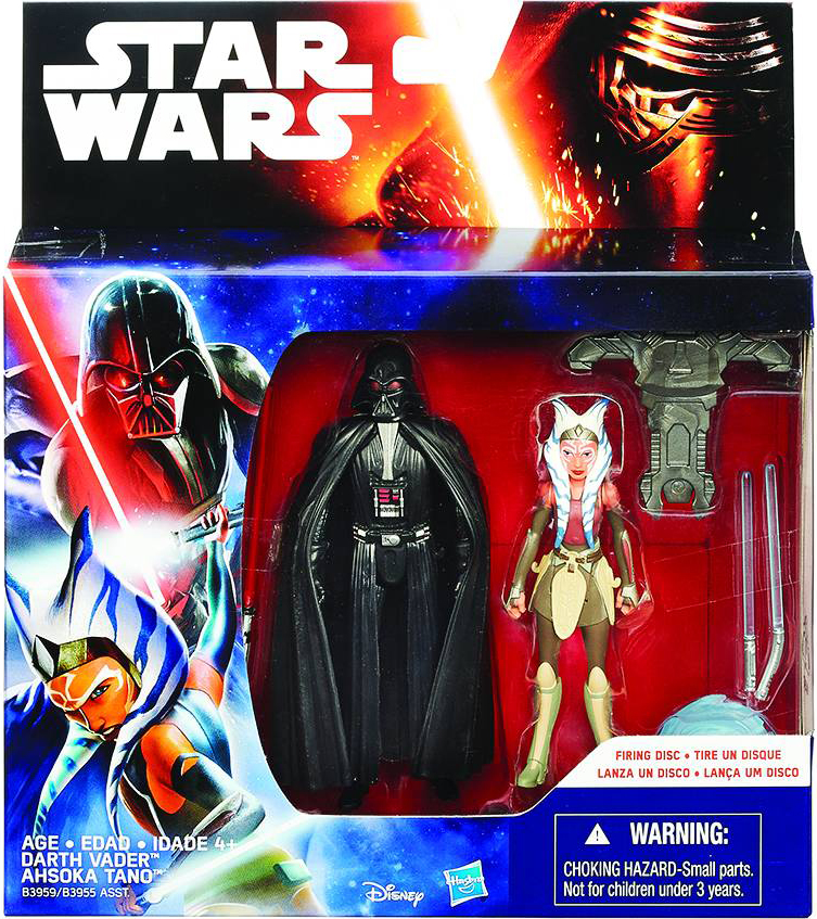 Star Wars Episode VII The Force Awakens 2-Pack Action Figure Assortment 201602 - Vader & Ahsoka