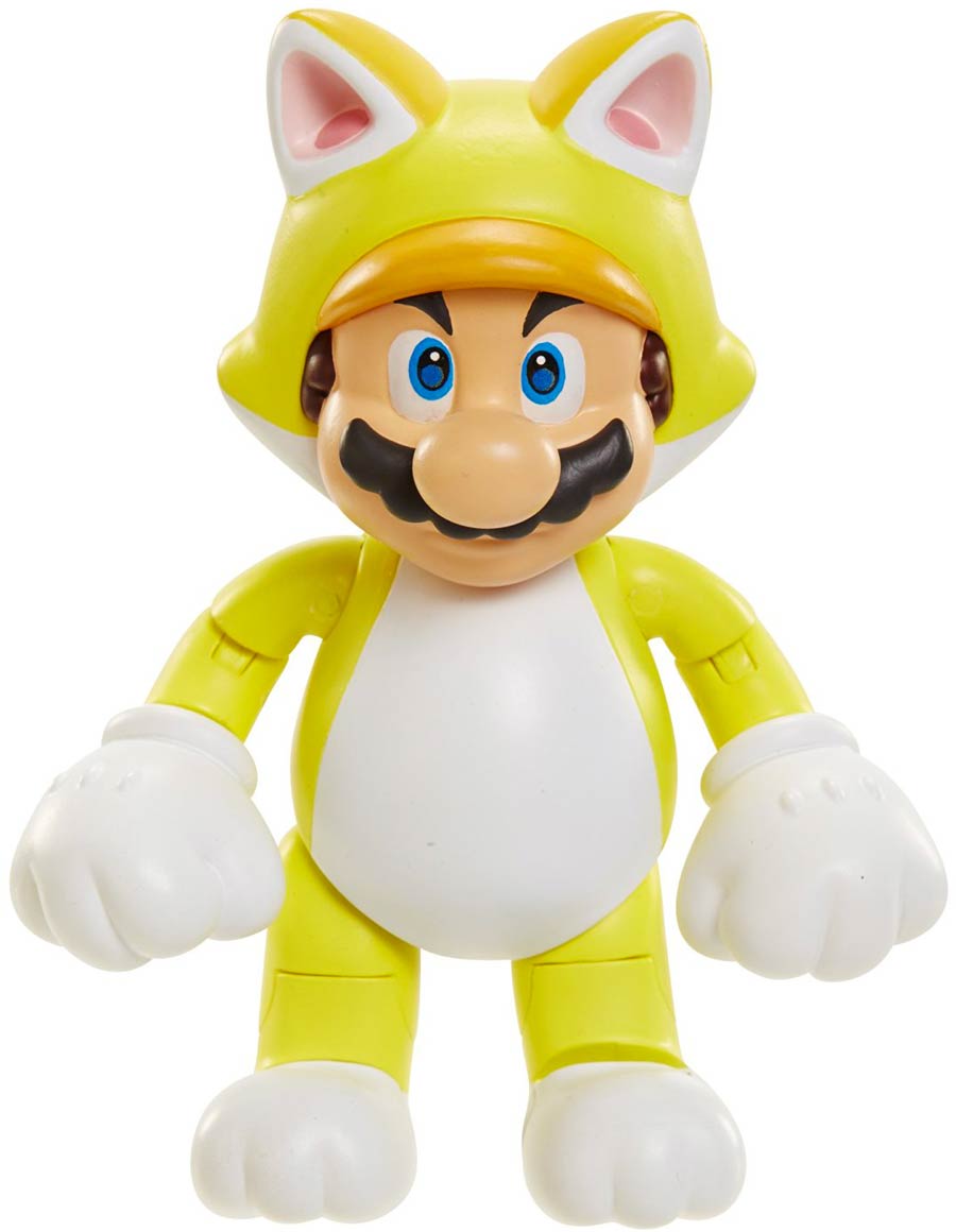World Of Nintendo 4-Inch Action Figure Wave 7 - Cat Mario