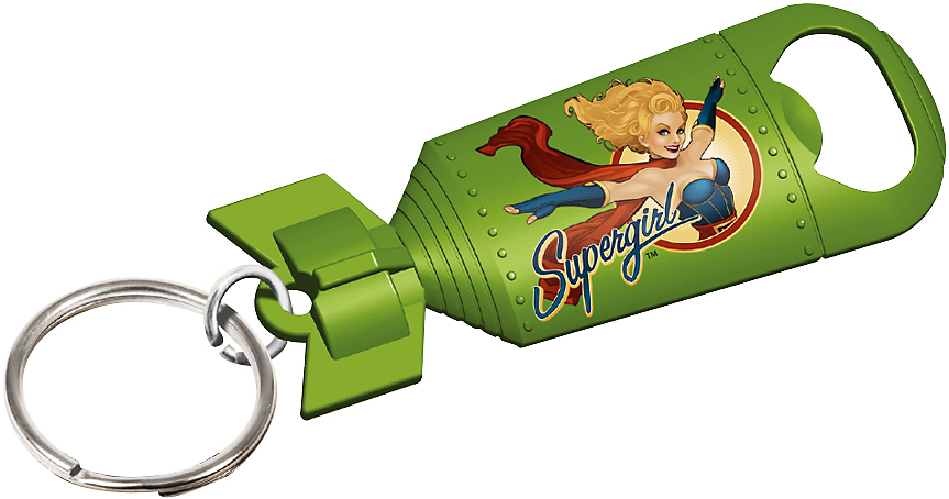 DC Bombshells Keychain Bottle Opener - Supergirl
