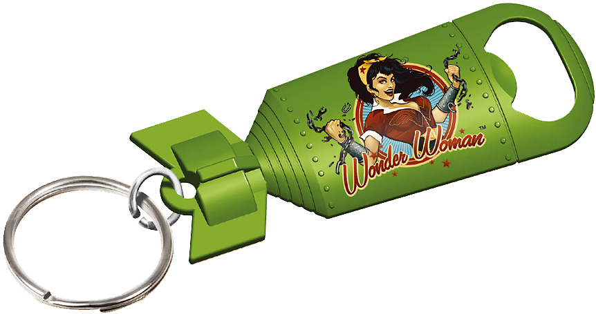DC Bombshells Keychain Bottle Opener - Wonder Woman