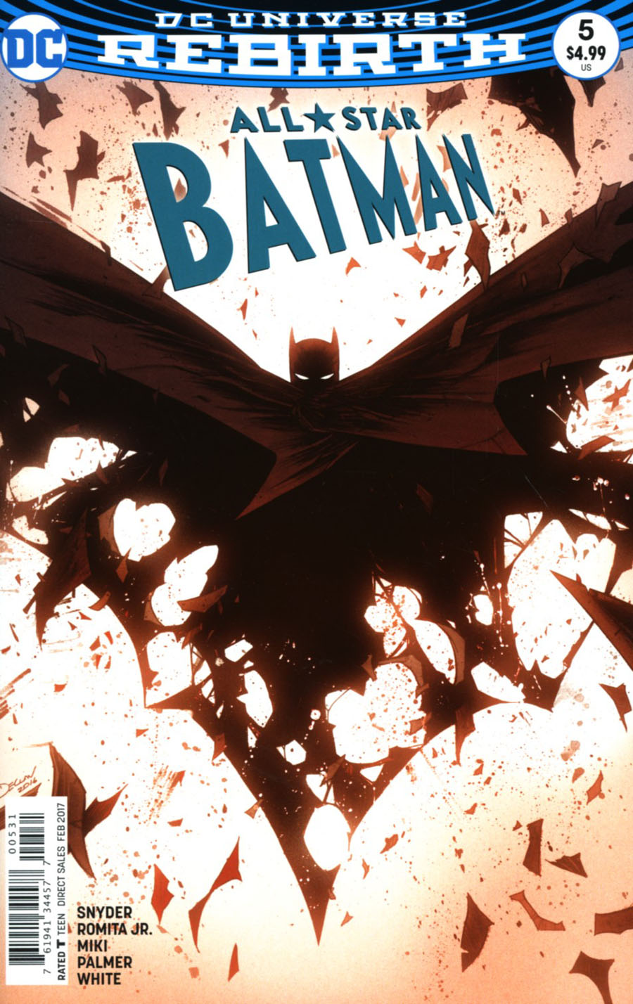 All-Star Batman #5 Cover B Variant Declan Shalvey Cover