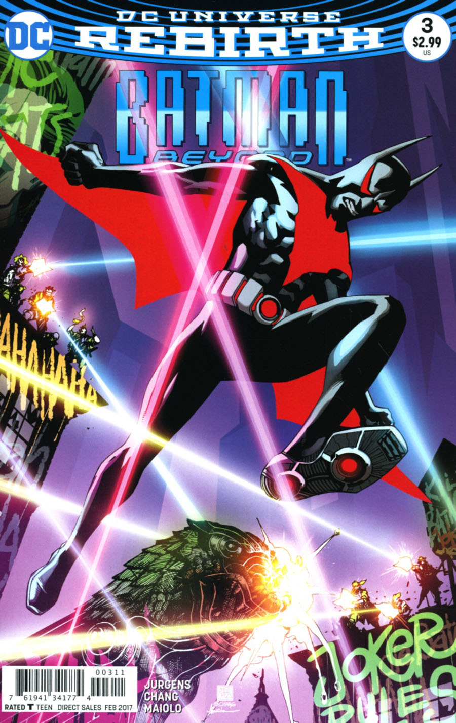 Batman Beyond Vol 6 #3 Cover A Regular Bernard Chang Cover