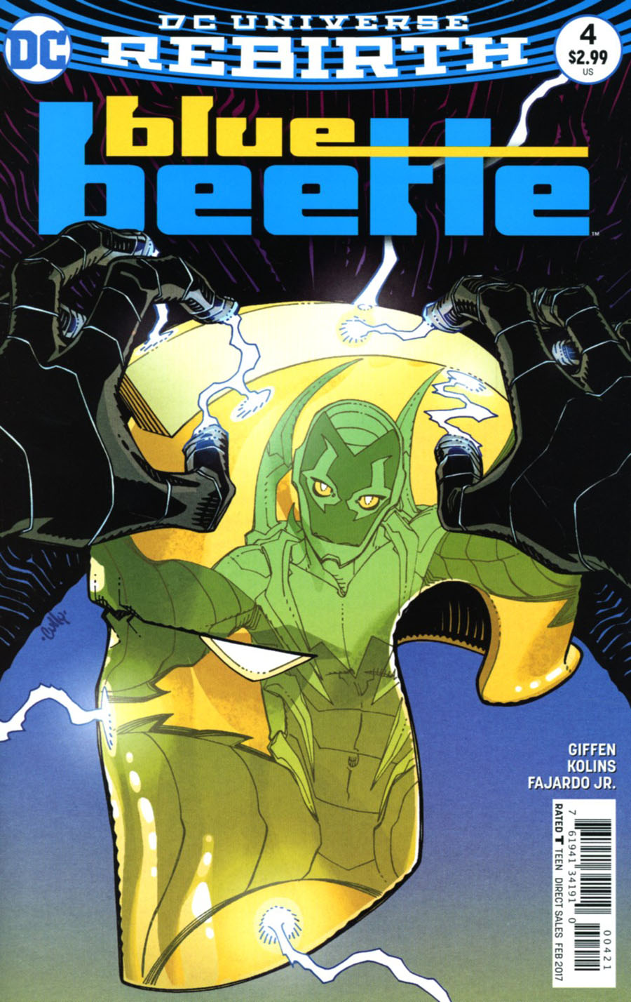 Blue Beetle (DC) Vol 4 #4 Cover B Variant Cully Hamner Cover