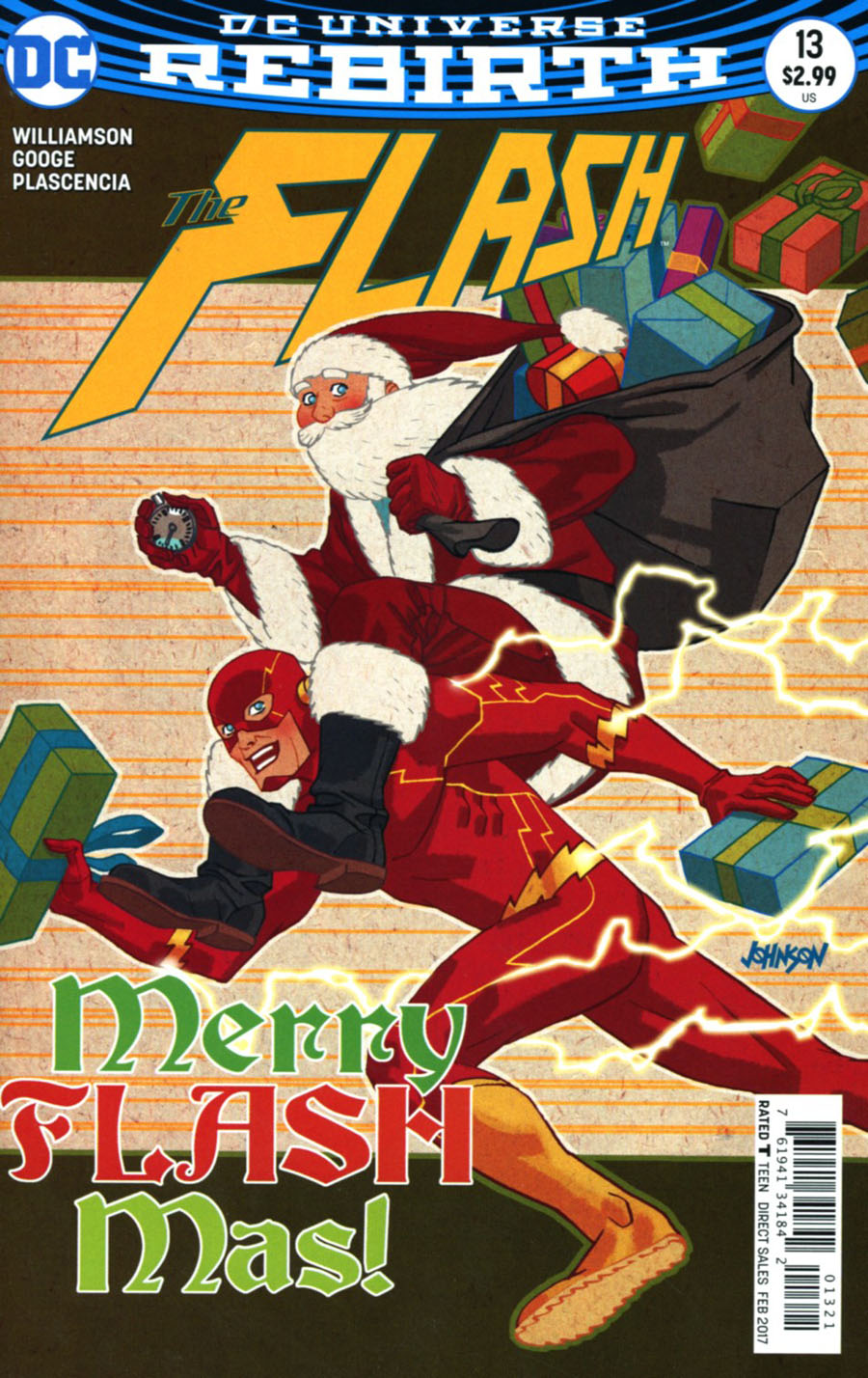 Flash Vol 5 #13 Cover B Variant Dave Johnson Cover