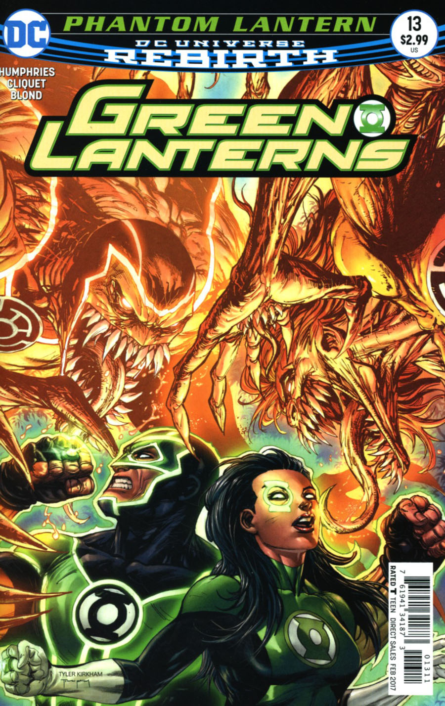 Green Lanterns #13 Cover A Regular Tyler Kirkham & Tomeu Morey Cover