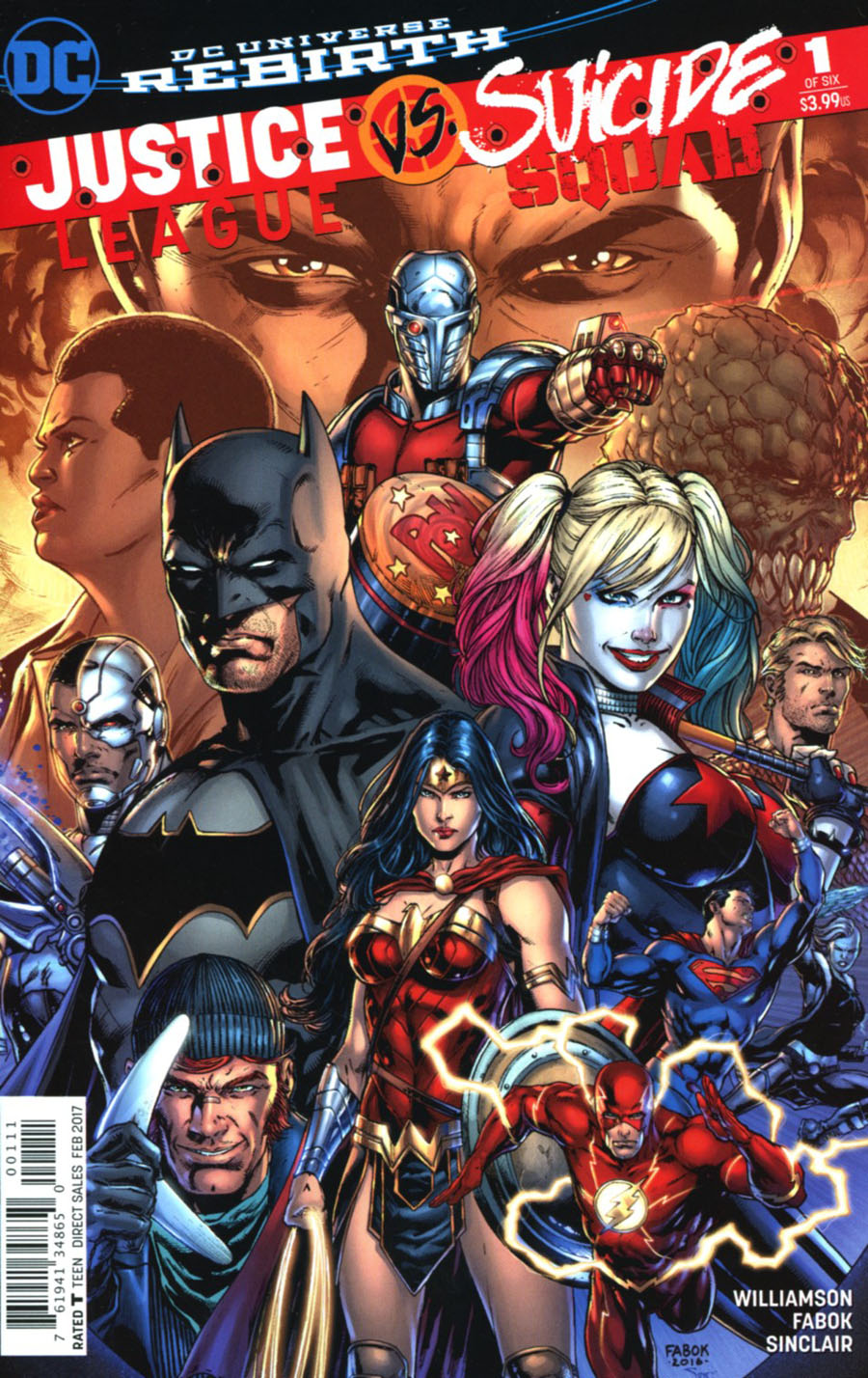 Justice League vs Suicide Squad #1 Cover A Regular Jason Fabok Cover