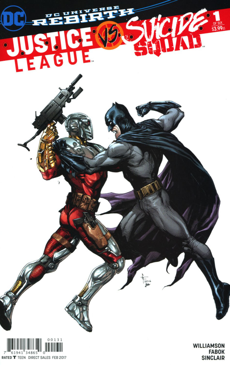 Justice League vs Suicide Squad #1 Cover F Variant Gary Frank Suicide Squad Cover