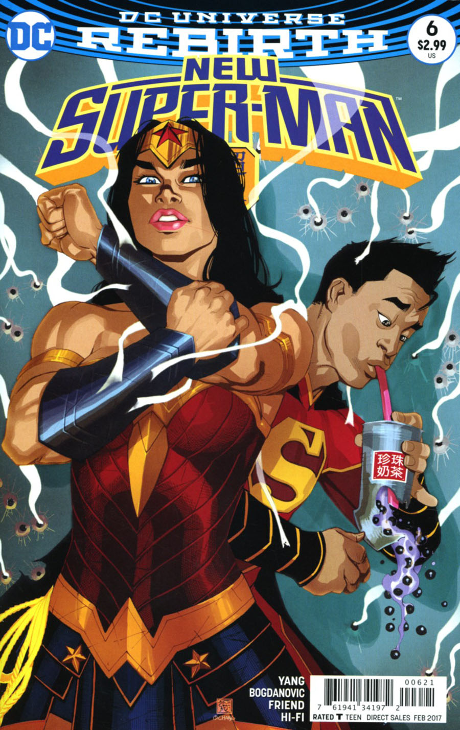 New Super-Man #6 Cover B Variant Bernard Chang Cover