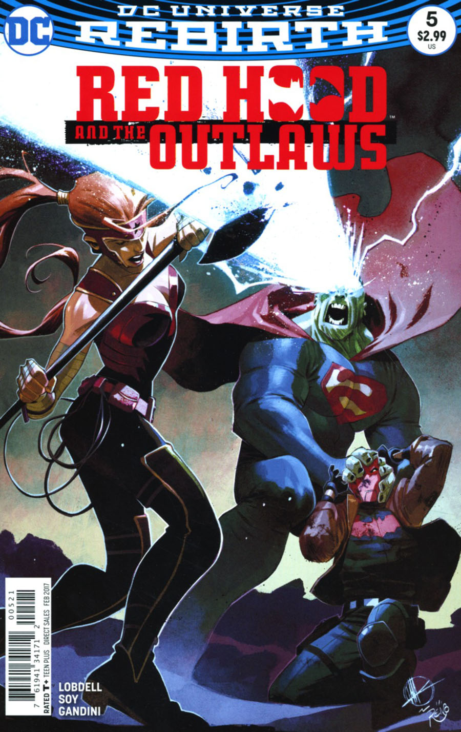 Red Hood And The Outlaws Vol 2 #5 Cover B Variant Matteo Scalera Cover