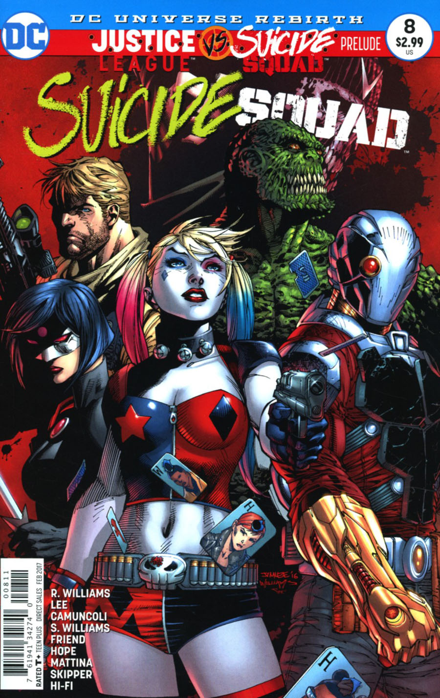 Suicide Squad Vol 4 #8 Cover A Regular Jim Lee Cover (Justice League vs Suicide Squad Prelude)