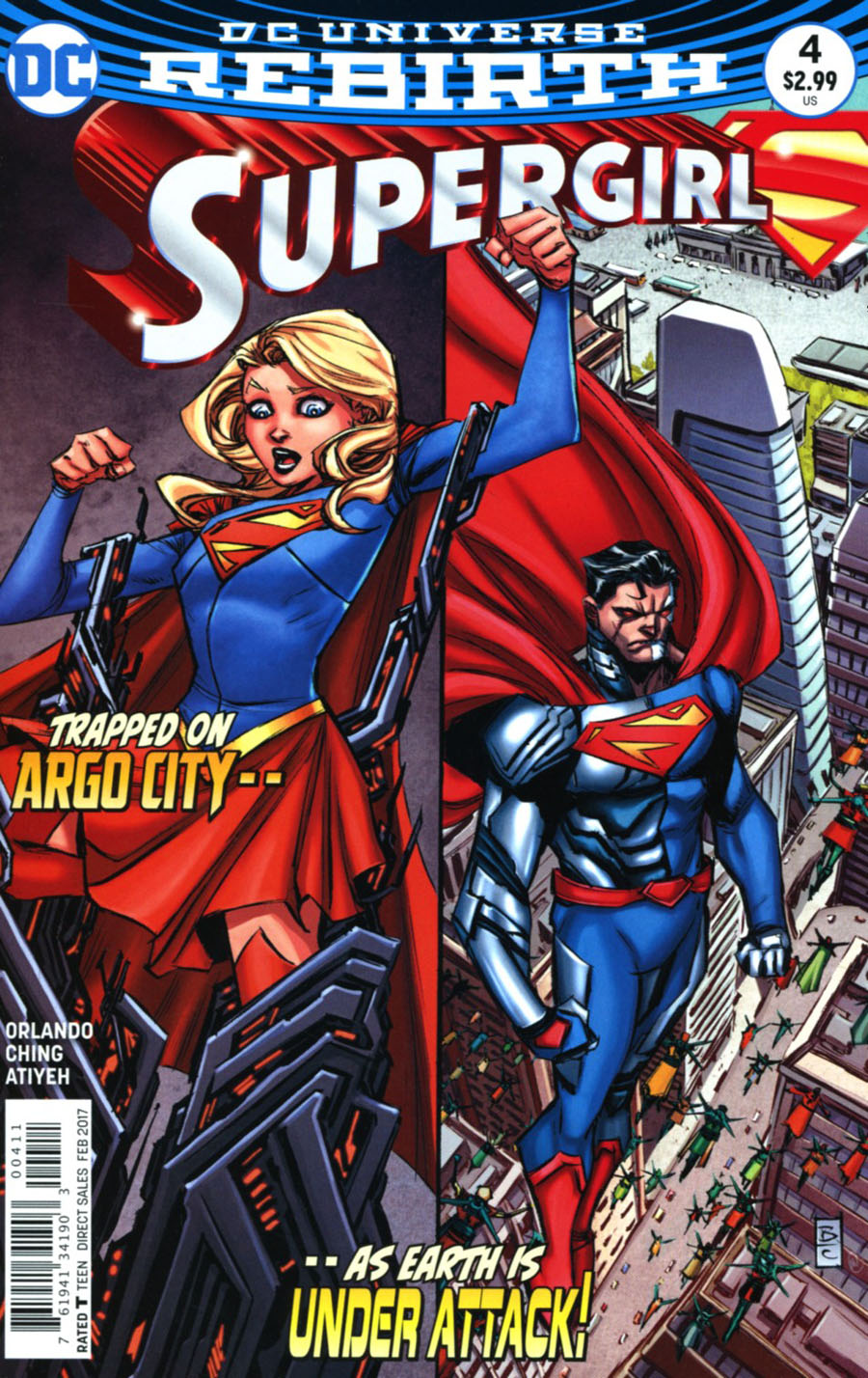 Supergirl Vol 7 #4 Cover A Regular Brian Ching Cover