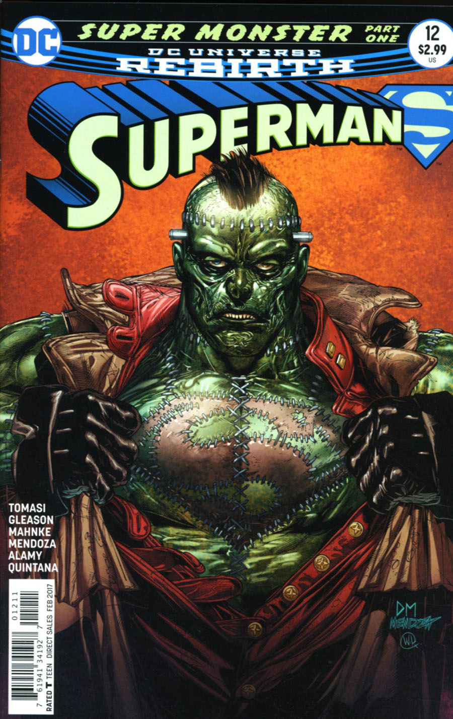 Superman Vol 5 #12 Cover A Regular Doug Mahnke & Jaime Mendoza Cover