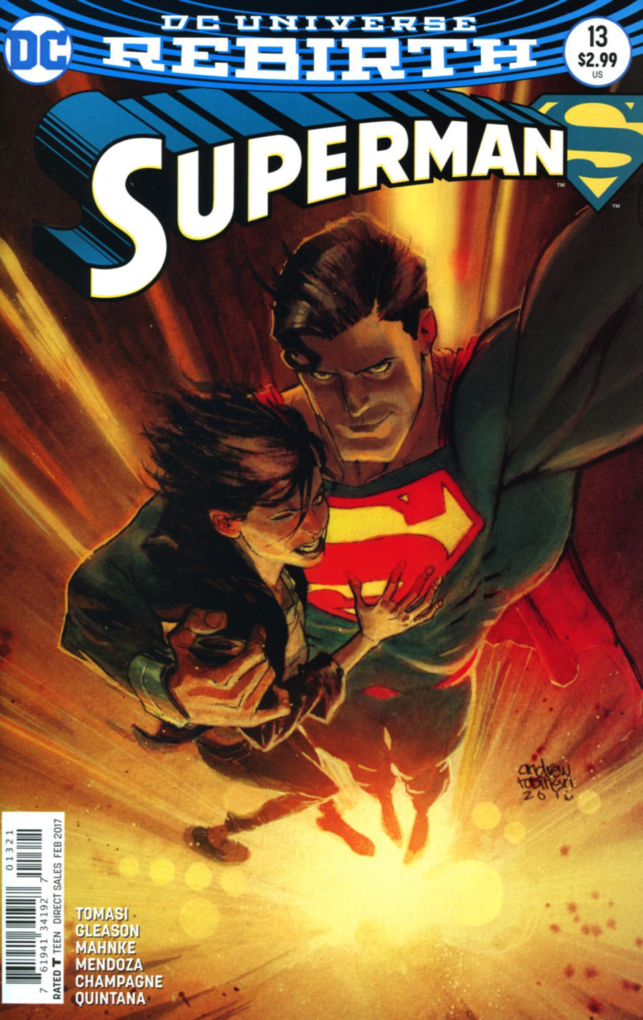 Superman Vol 5 #13 Cover B Variant Andrew Robinson Cover