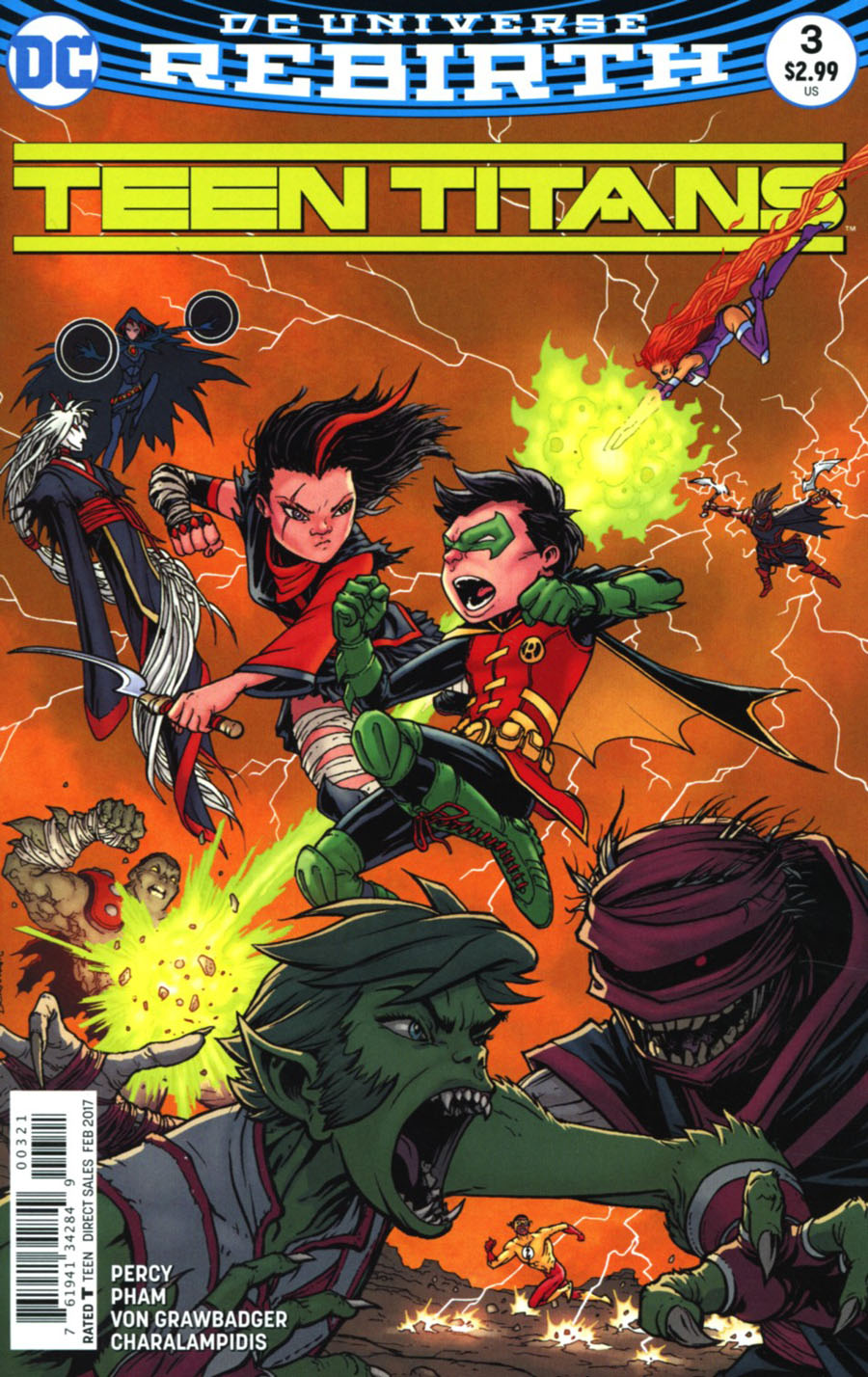 Teen Titans Vol 6 #3 Cover B Variant Chris Burnham Cover