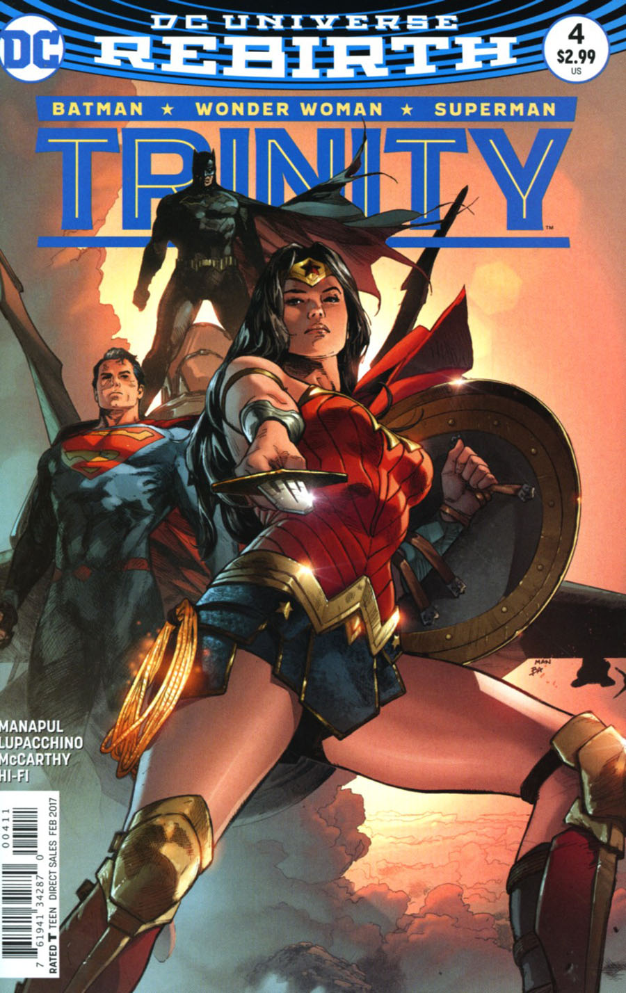 Trinity Vol 2 #4 Cover A Regular Clay Mann Cover