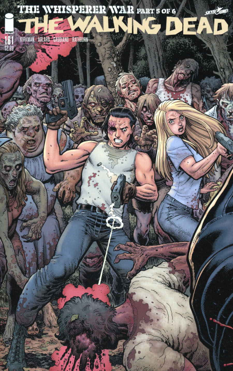 Walking Dead #161 Cover B Arthur Adams & Nathan Fairbairn Connecting