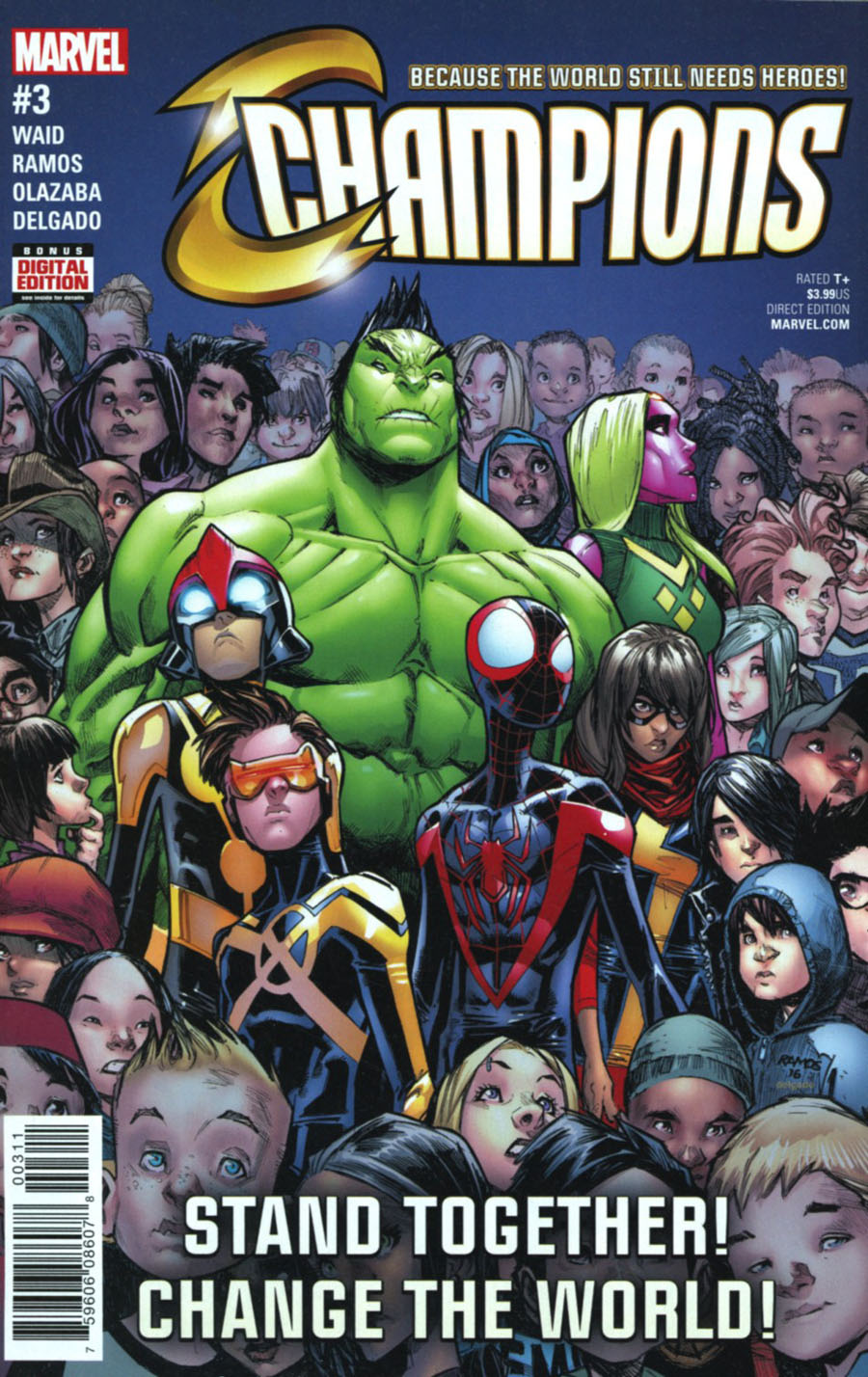 Champions (Marvel) Vol 2 #3 Cover A Regular Humberto Ramos Cover