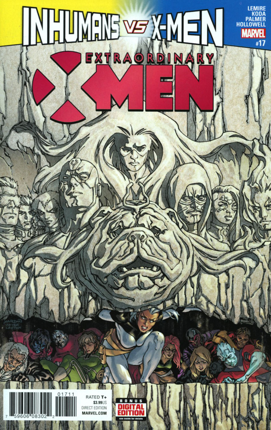 Extraordinary X-Men #17 Cover A Regular David Yardin Cover (Inhumans vs X-Men Tie-In)