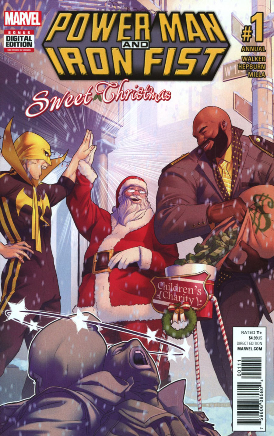 Power Man And Iron Fist Vol 3 Sweet Christmas Annual #1 Cover A Regular Jamal Campbell Cover