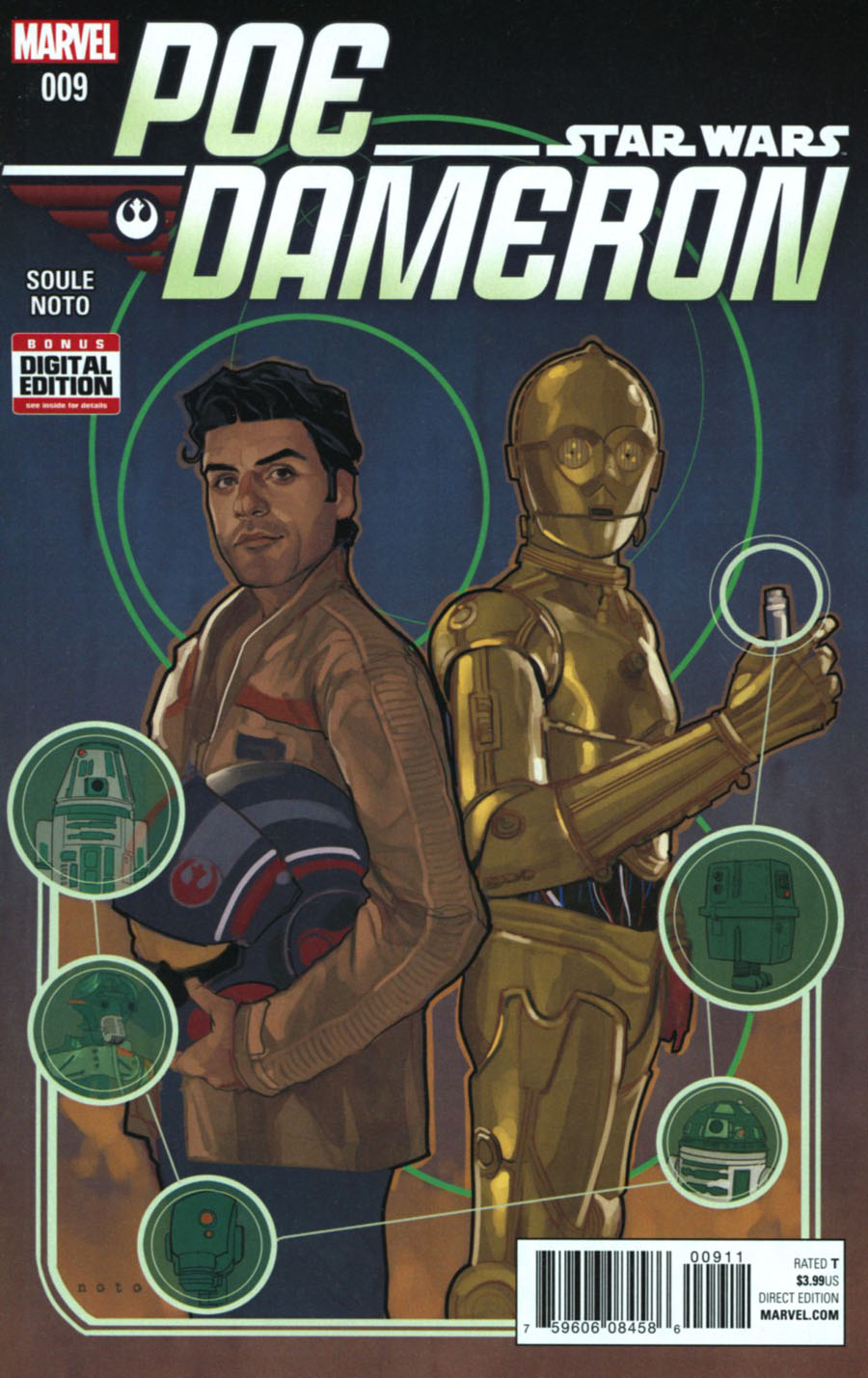 Star Wars Poe Dameron #9 Cover A Regular Phil Noto Cover