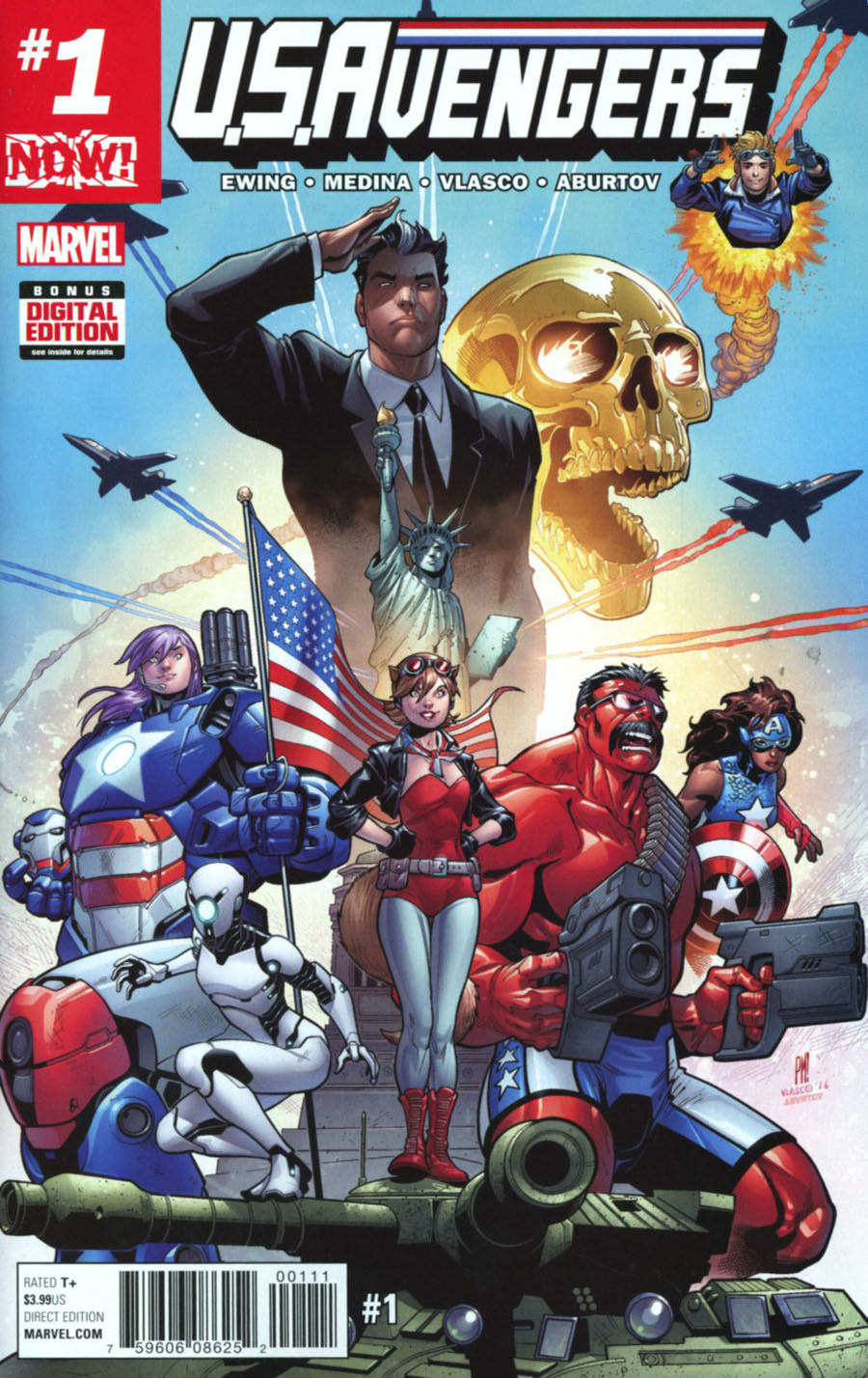 U.S.Avengers #1 Cover A Regular Paco Medina Cover (Marvel Now Tie-In)